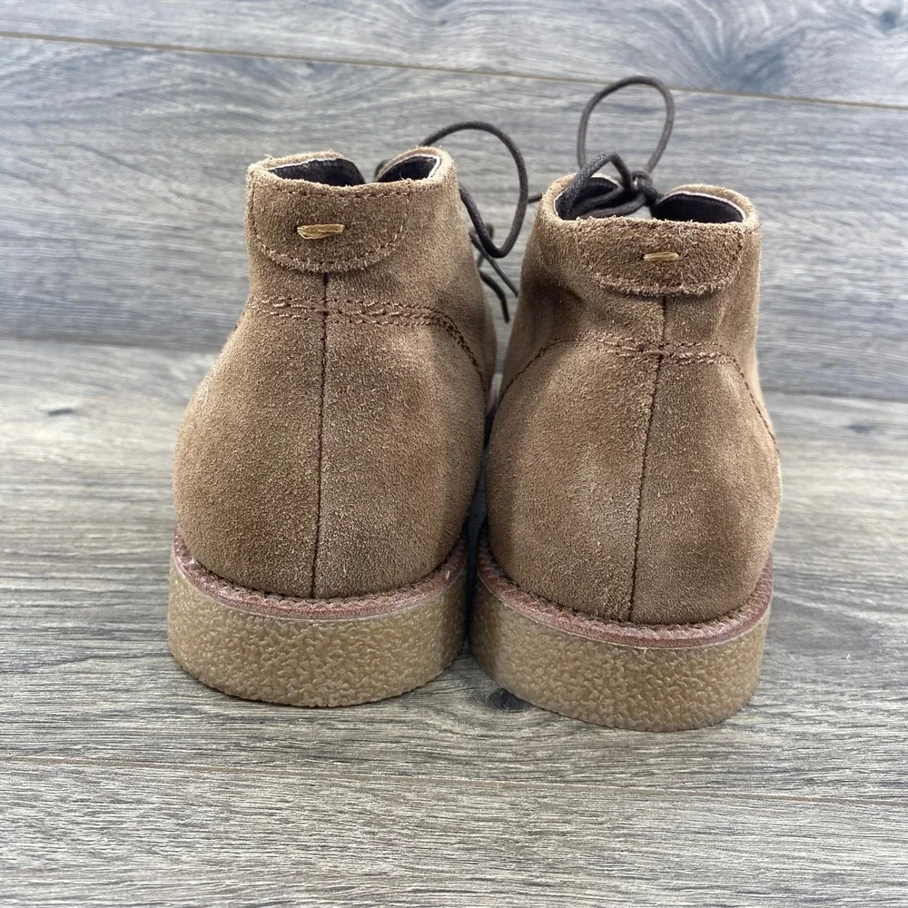 Floyd Desert Boots Mens 9.5 Brown Suede Lace Up Chukka Mid Top Shoes